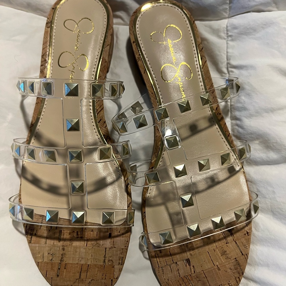 Jessica Simpson studded sandals